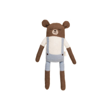 Main Sauvage - Grote knuffel Teddy - Blauw